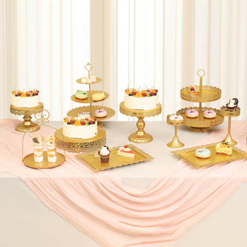 10Pcs Cake Stands Round Cake Stands