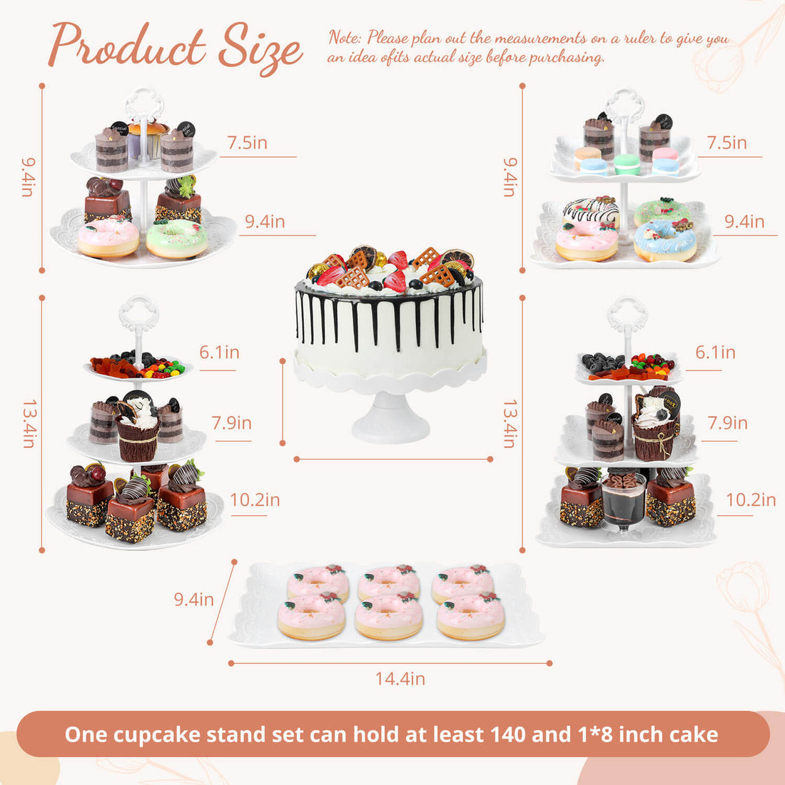 11Pcs Dessert Table Display Set