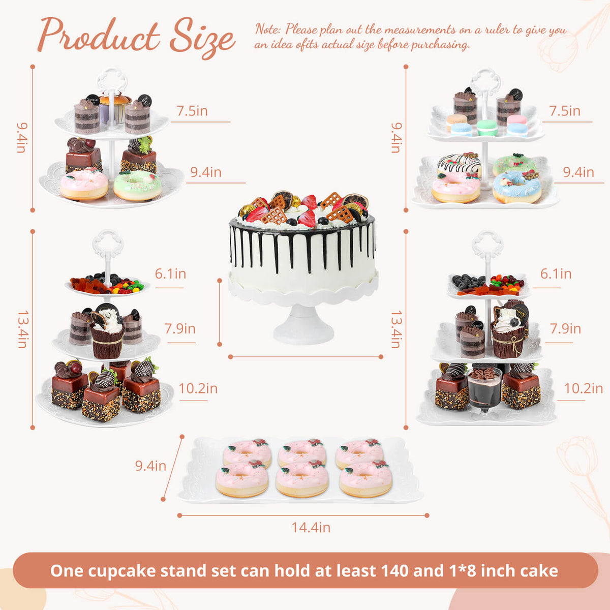 11Pcs Dessert Table Display Set