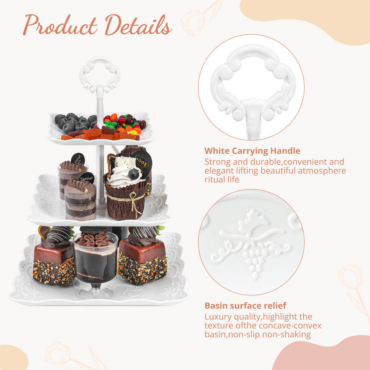 11Pcs Dessert Table Display Set