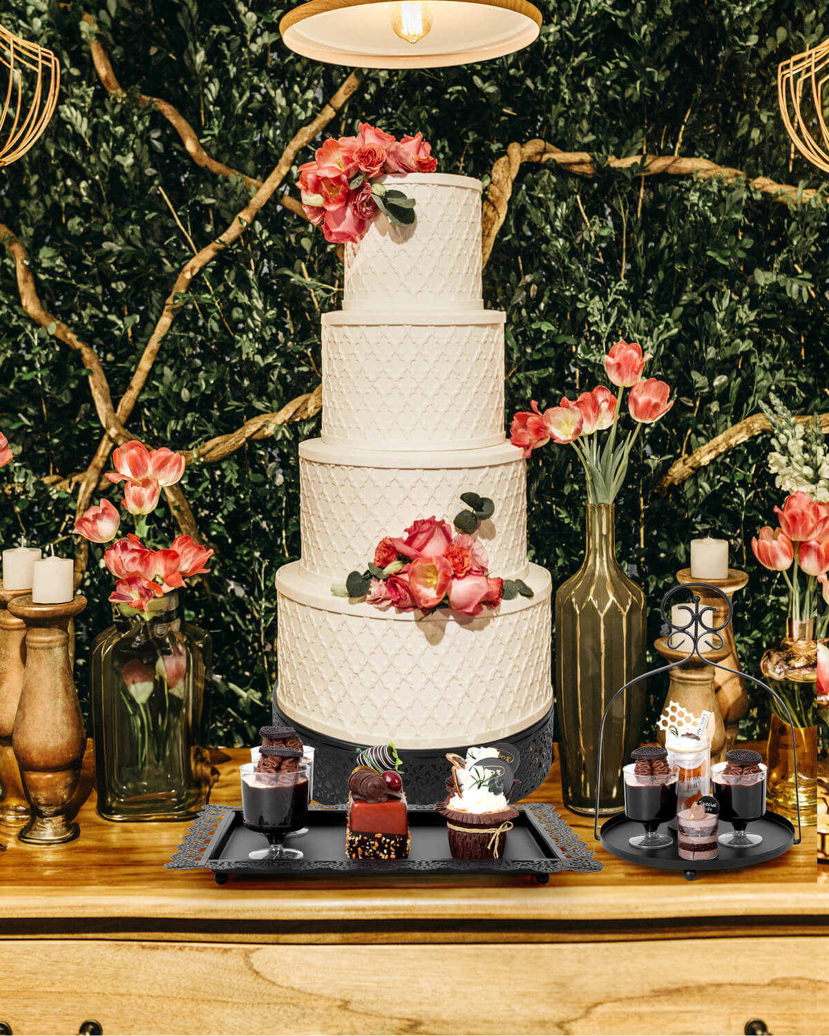 9Pcs Metal Cake Stands