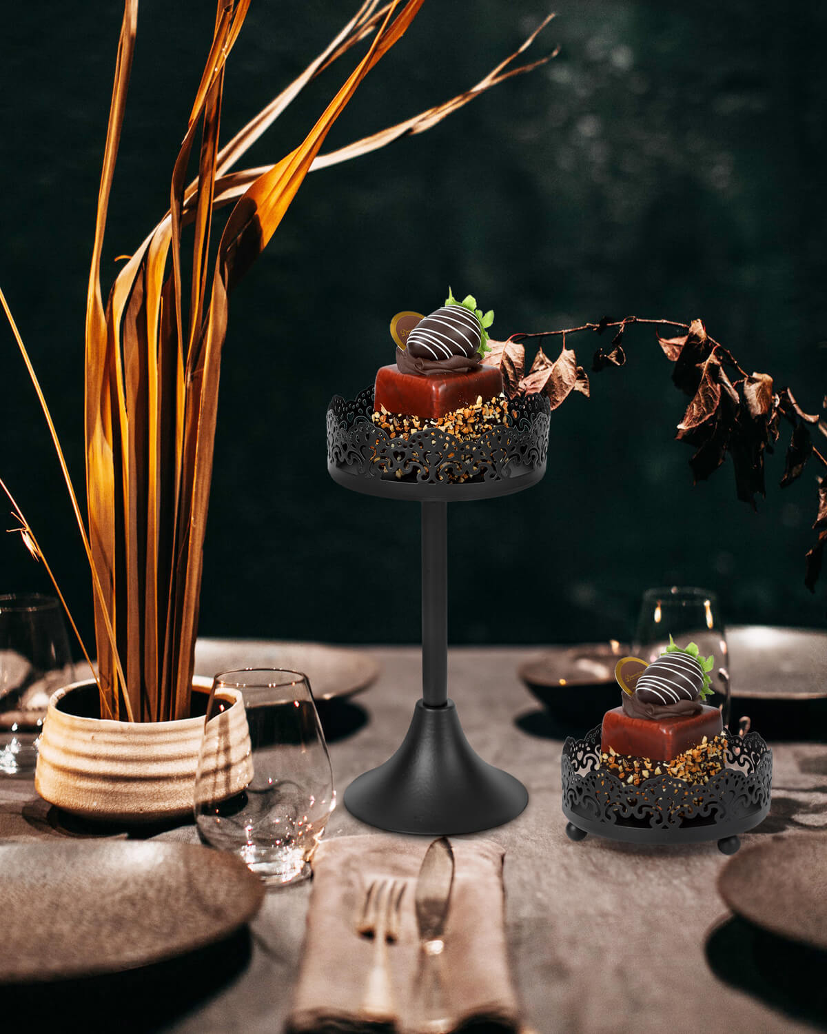 9Pcs Metal Cake Stands