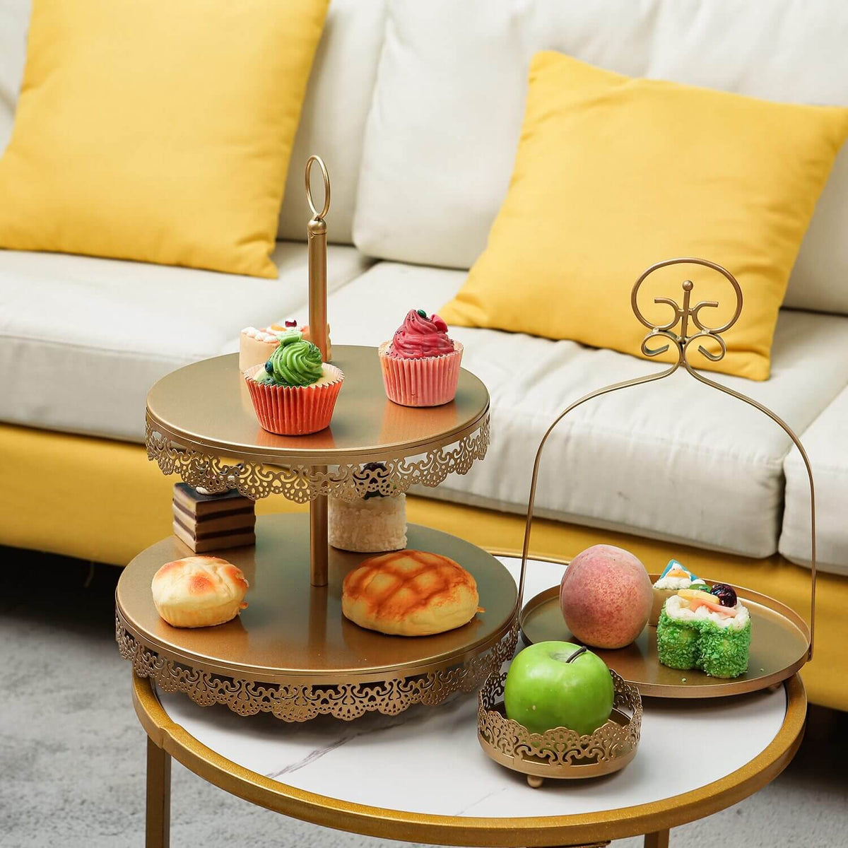 9Pcs Metal Cake Stands