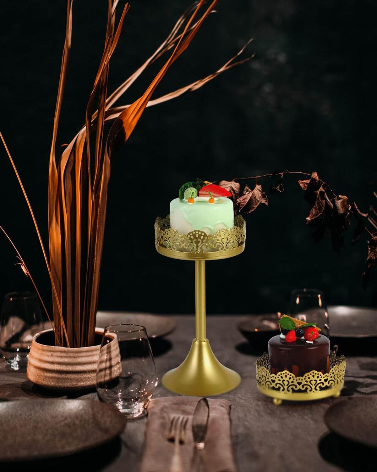 9Pcs Metal Cake Stands