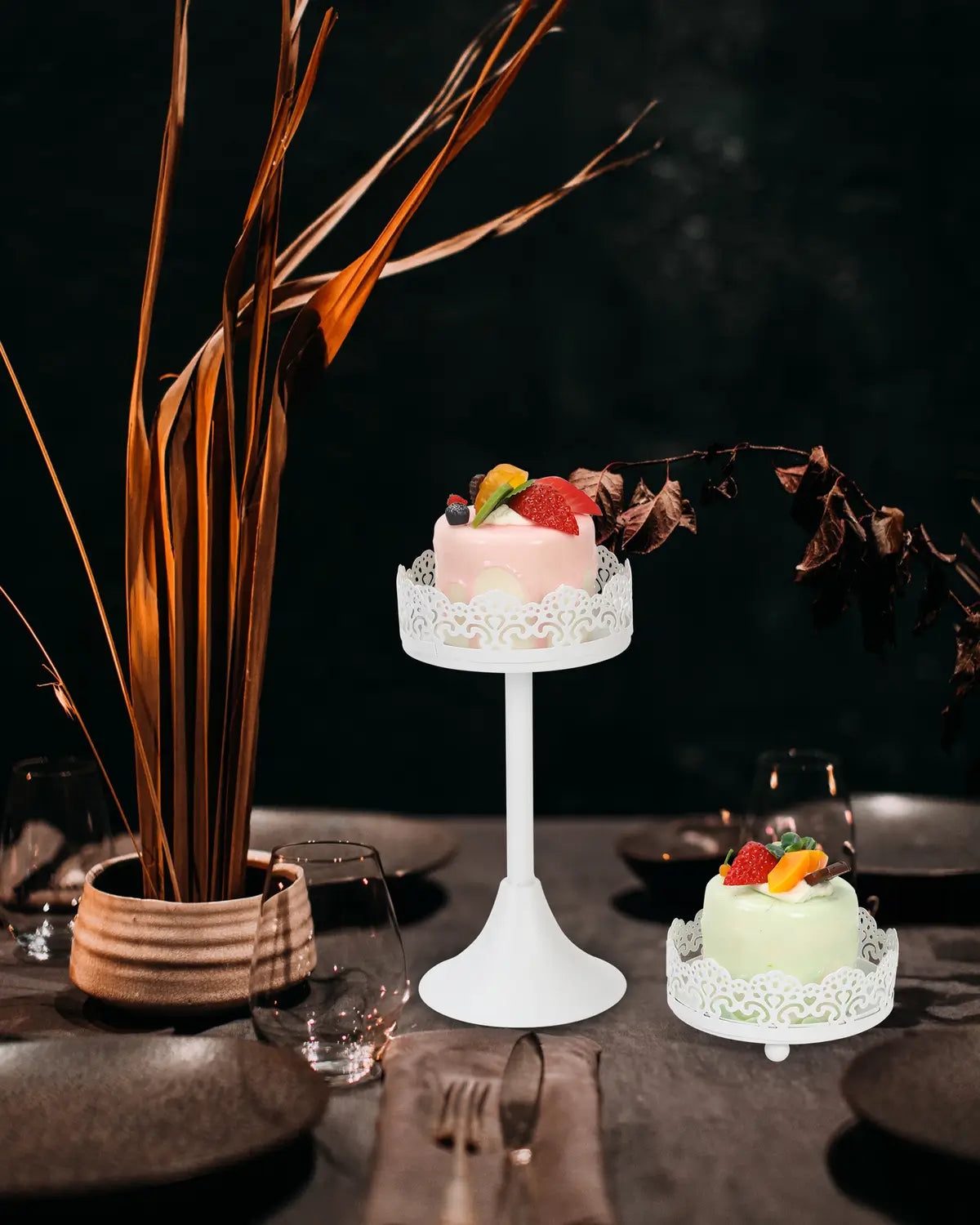 9Pcs Metal Cake Stands