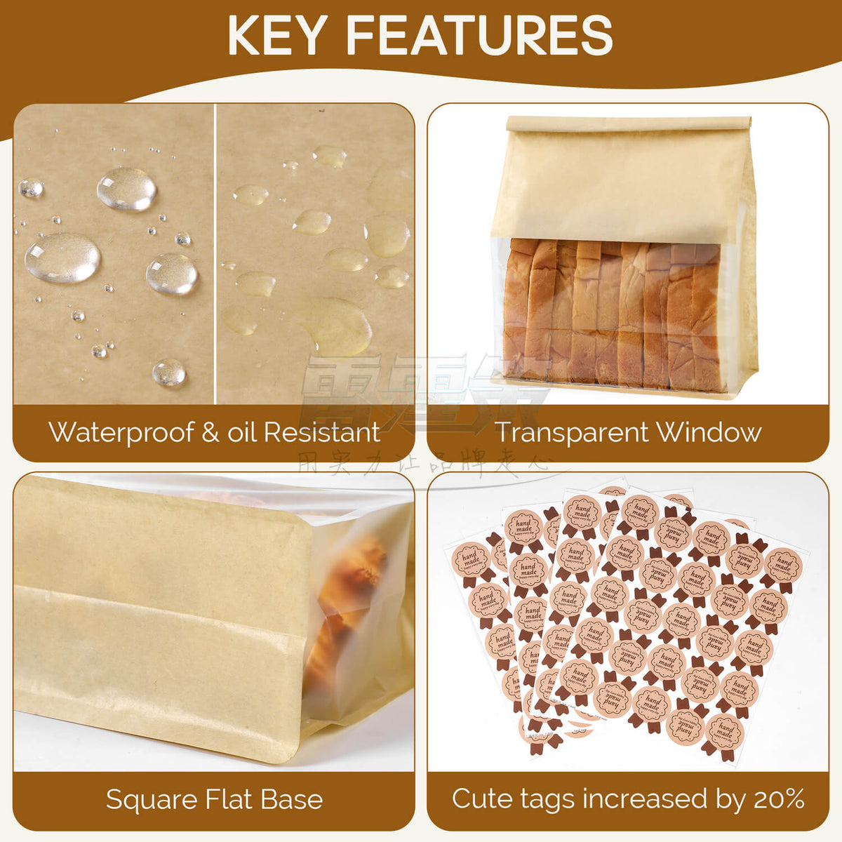 100pcs Bread Bags For Homemade Bread